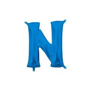 13in Air-Filled Blue Letter Balloon (N)
